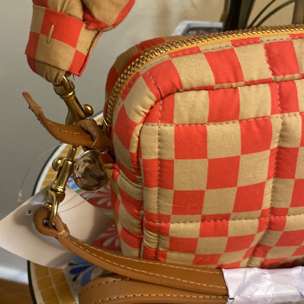 Clare V.. Lucie Quilted Checker Crossbody Bag - Picture 13 of 13